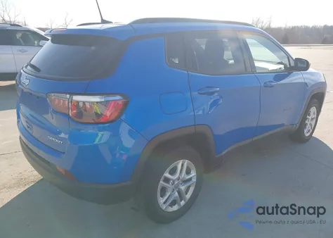 2018 Jeep Compass Sport Fwd z USA, uszkodzony, nr VIN 3C4NJCAB0JT286361